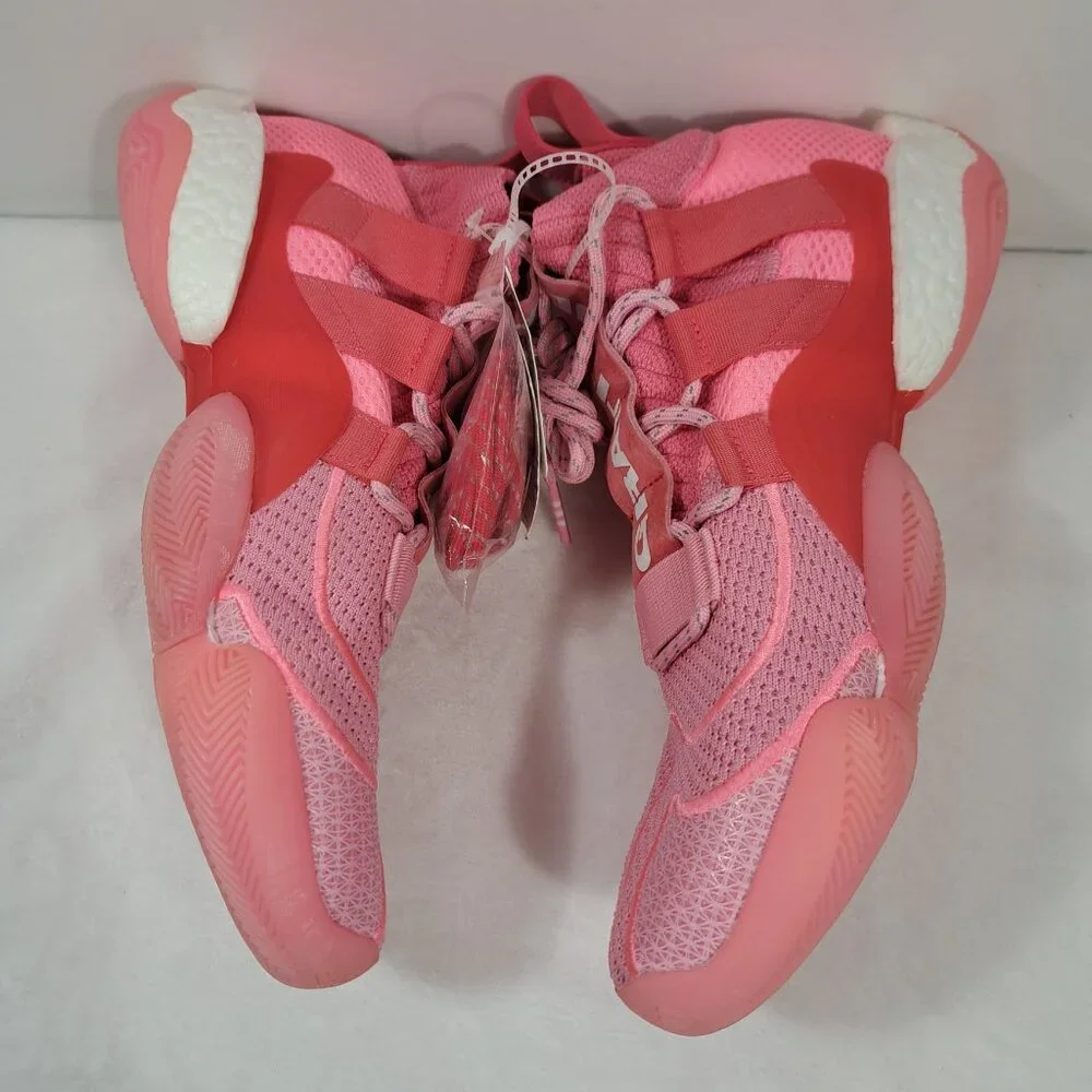 ADIDAS Crazy By Pharrell Williams Mens Size 10.5 Basketball‎ Shoes Hyper Pink - Picture 4 of 12
